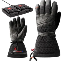 Lenz Heat Glove 6.0 + rcB 1400 batterier, dame, sort