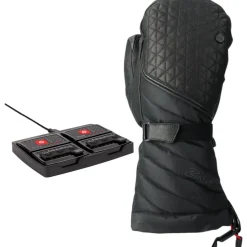 Lenz Heat Glove 6.0 + rcB 1400 batterier sæt, dame, sort