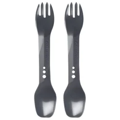 Lifeventure Ellipse Spork 2-Pack, bestik, grå