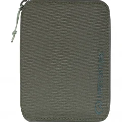 Lifeventure RFID Mini Travel Wallet i genanvendte materialer, olivengrøn
