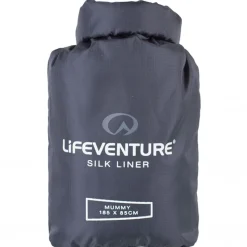 Lifeventure Silke Sovepose Liner, mummy, grå