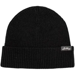 Lundhags Core Ribbed Beanie, hue, sort