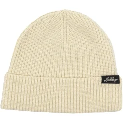 Lundhags Core Ribbed Beanie, hue, hvid