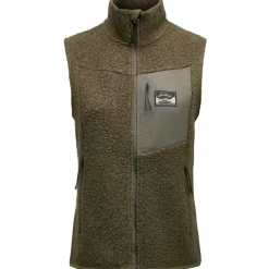 Lundhags Flok Wool Pile Vest W, mellemlag, dame, grøn