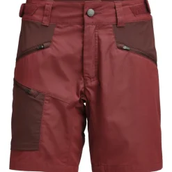 Lundhags Makke Lt Ws Shorts, vandreshorts, dame, rød