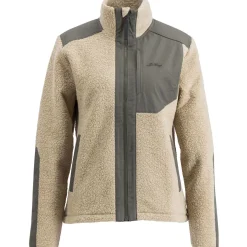 Lundhags Saruk Wool Pile Mid Full Zip W, mellemlag, dame, beige