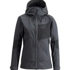 Lundhags Tived Stretch Hybrid Jacket W, softshell jakke, dame, grå