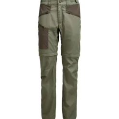 Lundhags Tived Zip-off Pant W, vandrebukse, dame, grøn