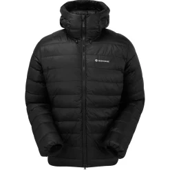 Montane Alpine 850 Hoodie, dunjakke, herre, sort