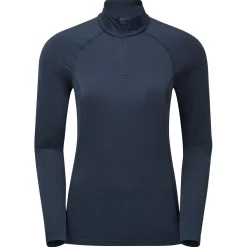 Montane F Dart Xt Zip Neck, dame, blå