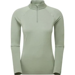 Montane F Dart Xt Zip Neck, dame, grøn