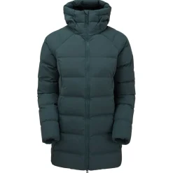 Montane F Tundra Hoodie, dunjakke, dame, mørkegrøn