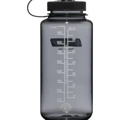 Nalgene wide mouth sustain, drikkedunk, 1000 ml, grå/sort