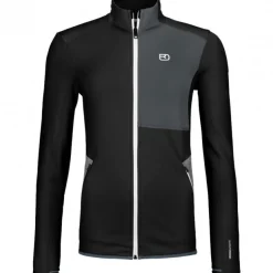 Ortovox Fleece Jacket, dame, sort