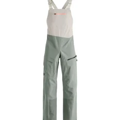 Ortovox Ravine Plus 3L Bib, skalbukser, dame, lysegrøn