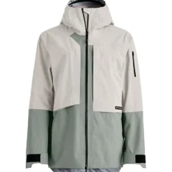 Ortovox Ravine Plus 3L, skaljakke, dame, beige/lysegrøn