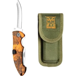 Oyo Dyranut Hunting Folding Knives, jagtkniv, orange