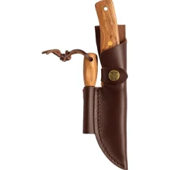 Oyo Femunden Knife W/ Leather Sheath, outdoorkniv, brun