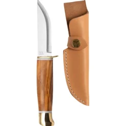 Oyo Jotunheimen Knife W/ Leather Sheath, outdoorkniv, beige