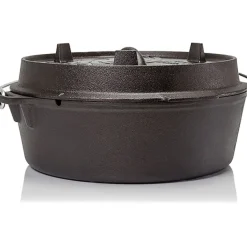Petromax Dutch Oven ft 4.5 with plane bottom, støbejernsgryde