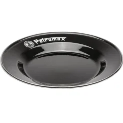 Petromax Enamel Plates black 2 stk (18 cm), Tallerkner, Sort