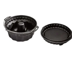 Petromax Ring Cake Pan GF1, Kageform, sort