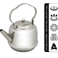 Petromax Teakettle TK1 1.5L, Tekedel, sølv