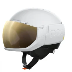 POC Levator MIPS, skihjelm med visir, hydrogen white