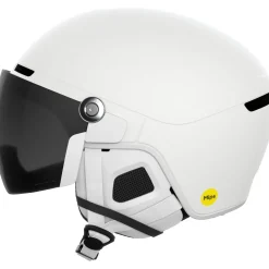 POC Obex Visor, skihjelm med visir, hydrogen white