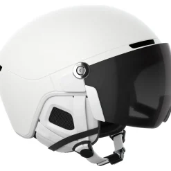 POC Obex Visor, skihjelm med visir, hydrogen white