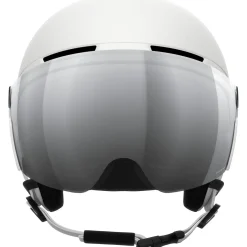 POC Obex Visor, skihjelm med visir, hydrogen white