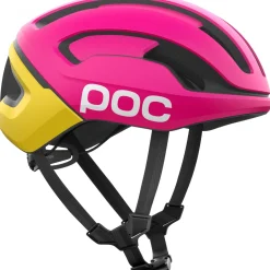 POC Omne Air MIPS, cykelhjelm, rhos red matt/citrine yellow matt