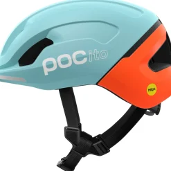 POCito Omne MIPS, cykelhjelm, junior, indicolite blue matt/carnelian orange matt