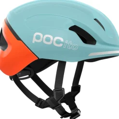POCito Omne MIPS, cykelhjelm, junior, indicolite blue matt/carnelian orange matt