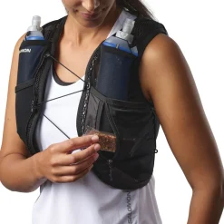 Salomon ACTIVE SKIN 4, løbevest, dame, sort/sølv