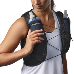 Salomon ACTIVE SKIN 4, løbevest, dame, sort/sølv