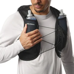 Salomon Active Skin 8 Set, løberygsæk, sort