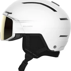 Salomon Driver Pro Sigma, skihjelm med visir, hvid