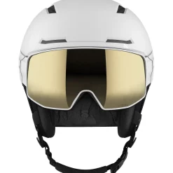 Salomon Driver Pro Sigma, skihjelm med visir, hvid