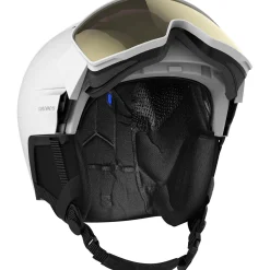 Salomon Driver Pro Sigma, skihjelm med visir, hvid