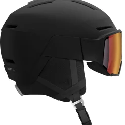Salomon Osmo Pro Sigma Photo, skihjelm med visir, sort