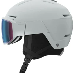 Salomon Osmo Pro Sigma Photo, skihjelm med visir, lyseblå