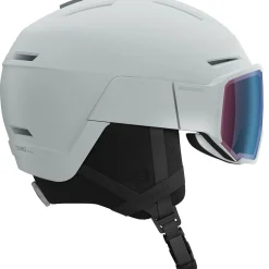 Salomon Osmo Pro Sigma Photo, skihjelm med visir, lyseblå