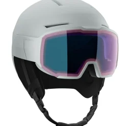 Salomon Osmo Pro Sigma Photo, skihjelm med visir, lyseblå