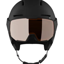 Salomon Osmo, skihjelm med visir, sort