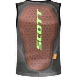 Scott Airflow Vest, rygskjold, junior, grå/grøn