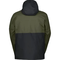 Scott Ultimate Dryo 10, skijakke, herre, mørkegrøn/sort