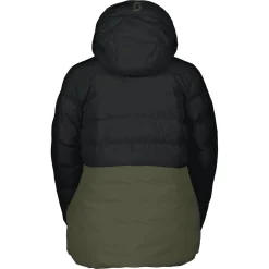 Scott Ultimate Warm, fiberdunjakke, dame, mørkegrøn/sort