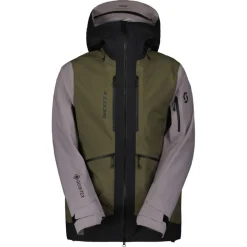 Scott Vertic GTX 3L, skaljakke, herre, grå/mørkegrøn
