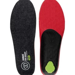 Sidas 3feet Eco Warm Mid, indlægssål, sort/rød